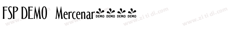 FSP DEMO   Mercenar字体转换
